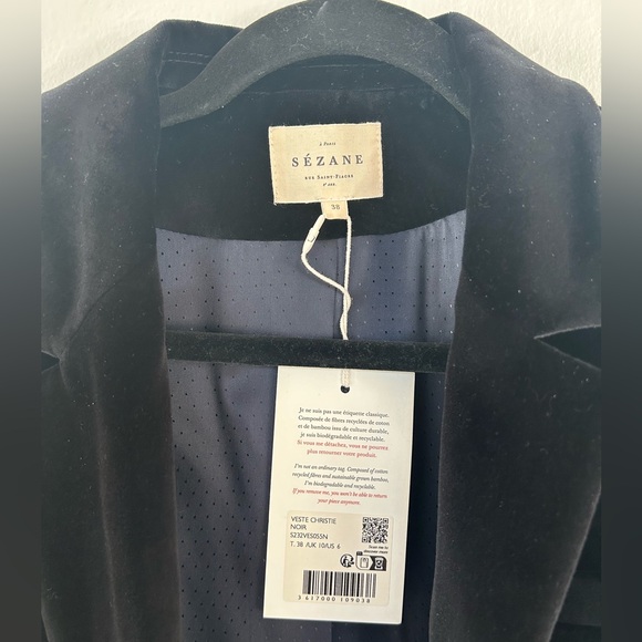 NWT Sezane Christie jacket size 6 - Picture 5 of 8